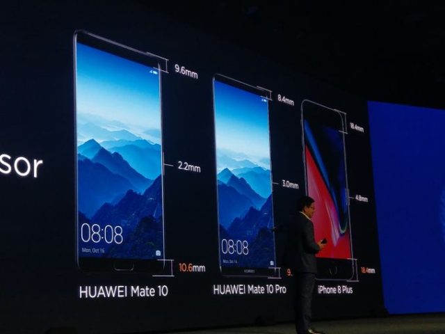 Huawei Mate 10 pro vs Galaxy Note 8 vs iPhone 8 Plus