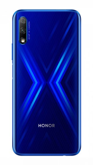 Honor 9X scocca blu