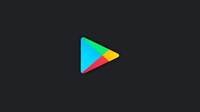 Google Play Store tema scuro con Android 10