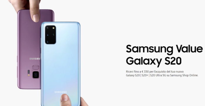 Samsung Galaxy S20 supervalutazione usato