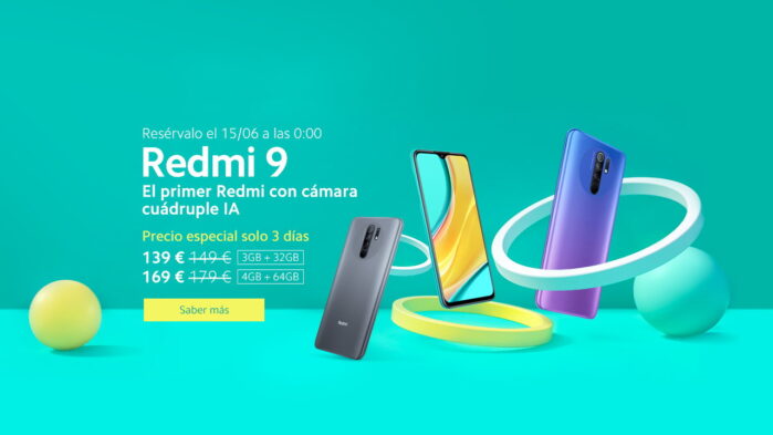Redmi 9 prezzo e disponibilità Xiaomi Spagna