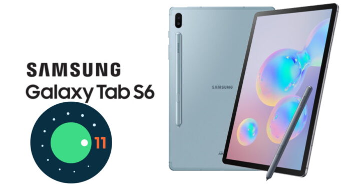 Samsung Galaxy Tab S6 Android 11 ONE UI 3.1