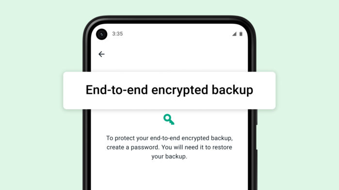 WhatsApp backup crittografia End-to-end per Android e iOS