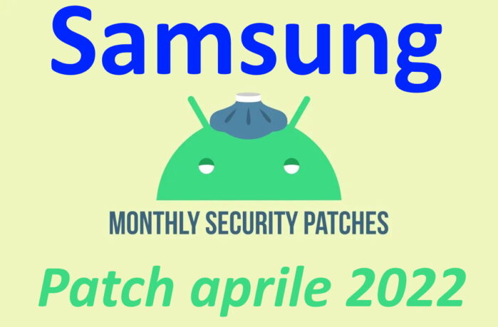 Samsung patch sicurezza android mese aprile 2022
