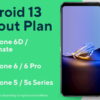 Asus Zenfone e Rog Phone aggiornamento Android 13 date