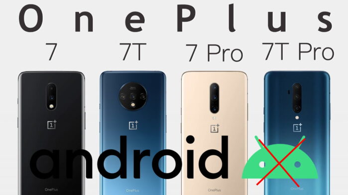 OnePlus 7 e 7T fine supporto software android