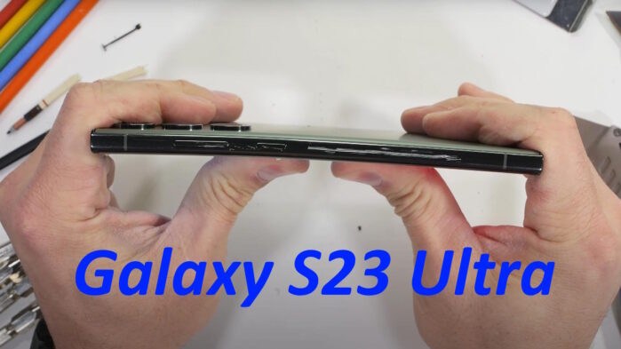 Galaxy S23 Ultra test resistenza
