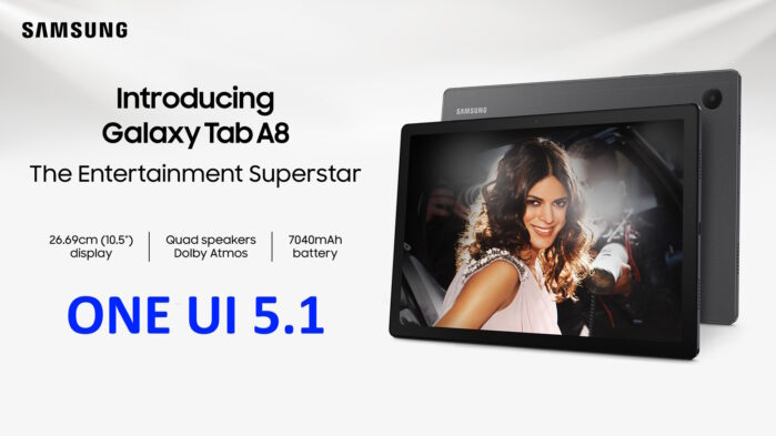 Samsung Galaxy Tab A8 ONE UI 5.1