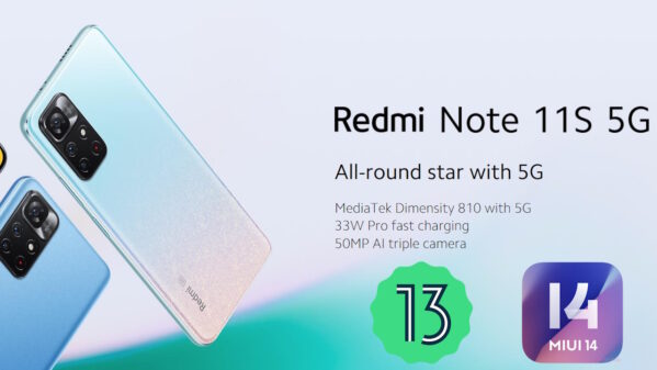 Redmi Note 11S 5G Android 13 con MIUI 14