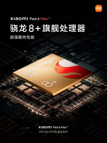 Xiaomi Pad 6 Max chipset
