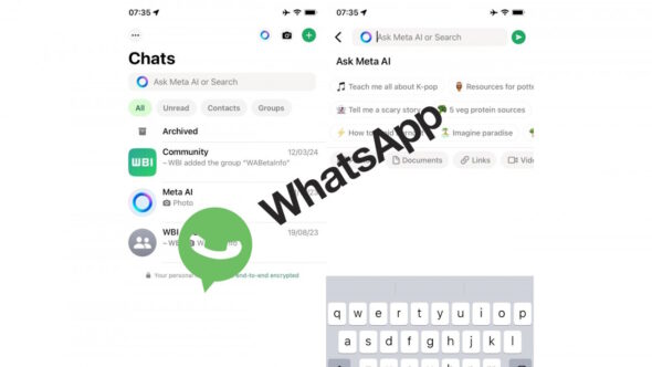 WhatsApp META AI in arrivo