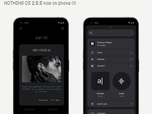 Nothing Phone (1) aggiornamento Nothing OS 2.5.5